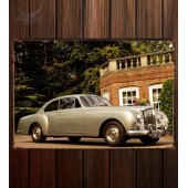 Металлическая табличка Bentley S1 Continental Sports Saloon by Mulliner 035